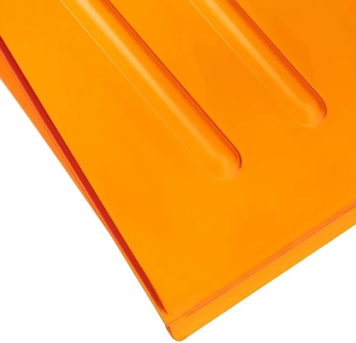 Лопата для уборки снега СИБРТЕХ 61655 поликарбонат, стальной черенок, усиленная - изображение 5