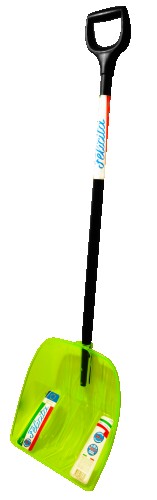 Лопата для уборки снега ЦЕНТРОИНСТРУМЕНТ 2478 FELICITA 385х400 мм, поликарбонат, алюминиевый чер