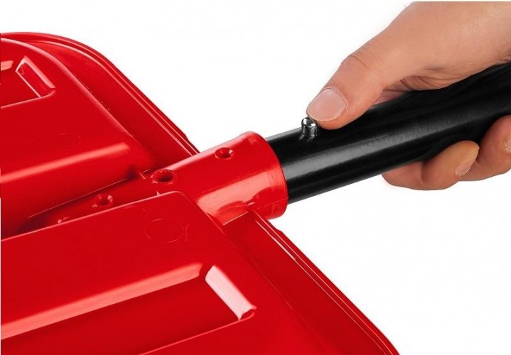 Лопата для уборки снега ЗУБР  "Урал" пластиковая, с алюминиевой планкой 39927 - изображение 2