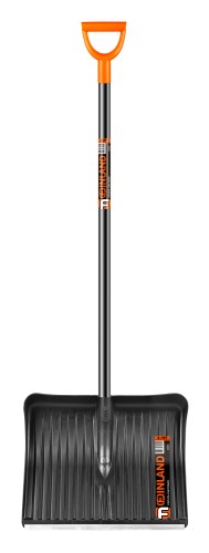 Лопата снеговая FINLAND 1023-Ч с черенком