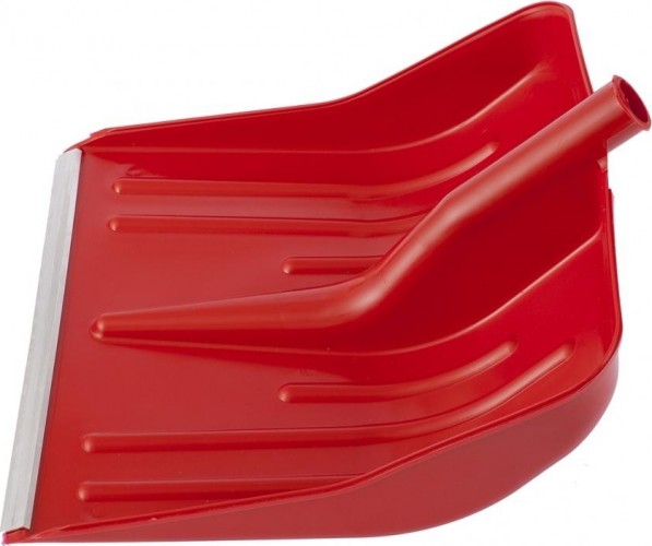 Лопата снеговая СИБРТЕХ пластиковая, красная без черенка 420 х 425 мм 61617 61617