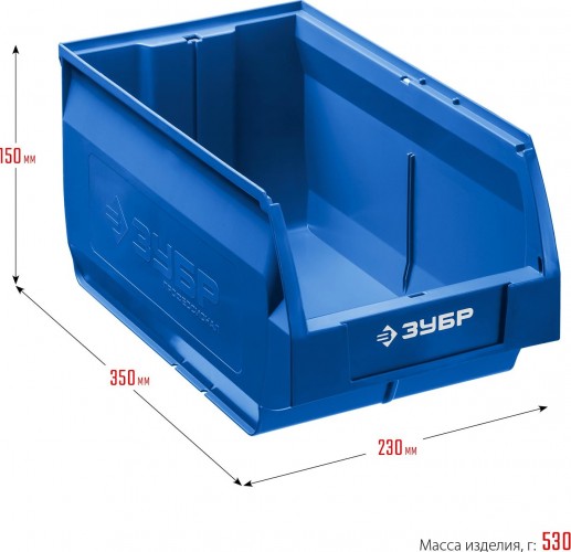 Лоток инструментальный ЗУБР ЛСК-12 12 л 38061-12 - изображение 4