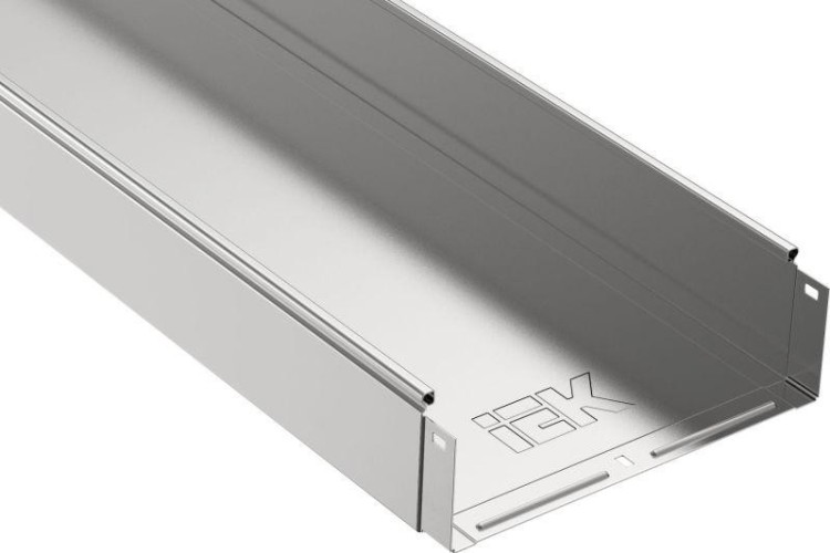 Лоток листовой IEK ESCA неперфорированный 300х100 L3000 сталь 1мм CLN10-100-300-3