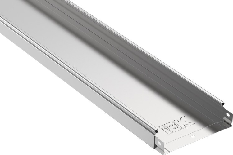 Лоток листовой IEK ESCA неперфорированный 300х50 L3000 стал 0,8мм CLN10-050-300-3