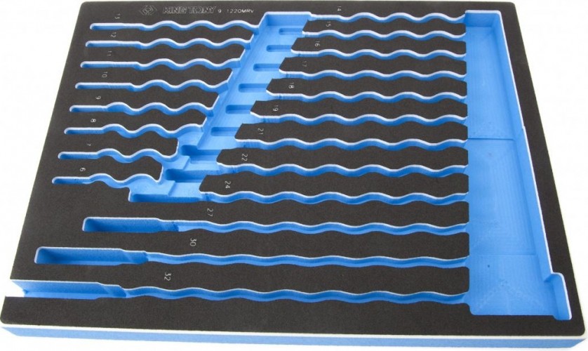 Ложемент KING TONY 9-1220MRV для комбинированных ключей 85811732B