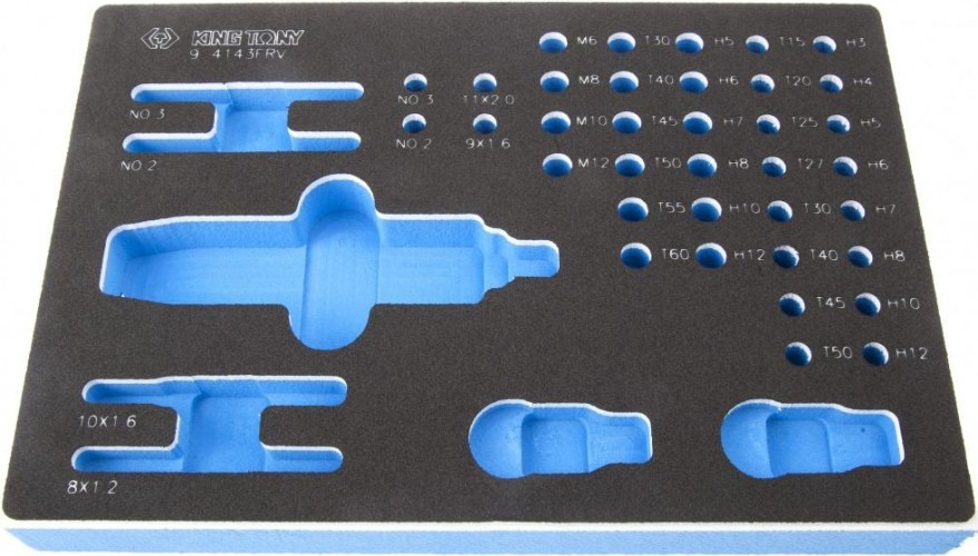 Ложемент KING TONY для торцевых насадок 9-4143frv 85813232B