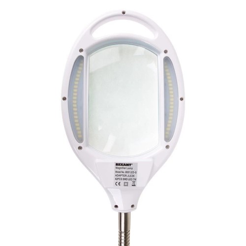 Лупа напольная REXANT 31-0512 3D с подсветкой 42 SMD LED, 174х108мм, белая - изображение 2