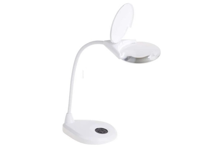 Лупа настольная REXANT 31-0560 3D с подсветкой 3LED, ø125мм