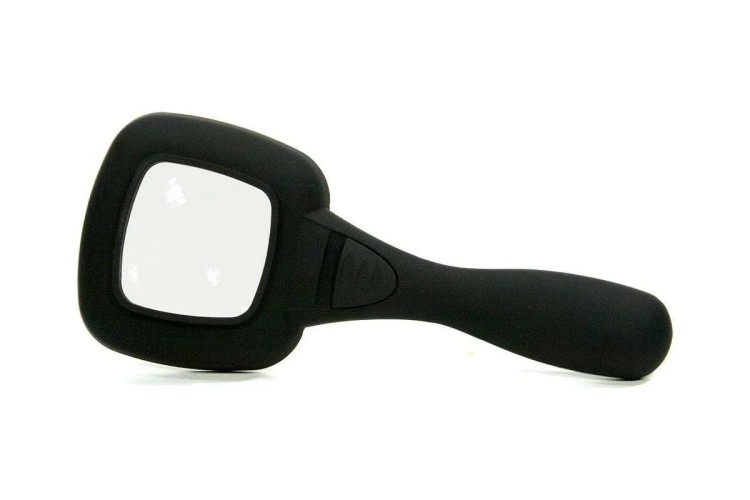 Лупа REXANT 12-0406 ручная, увеличение 4х, квадратная 50х40мм, подсв.