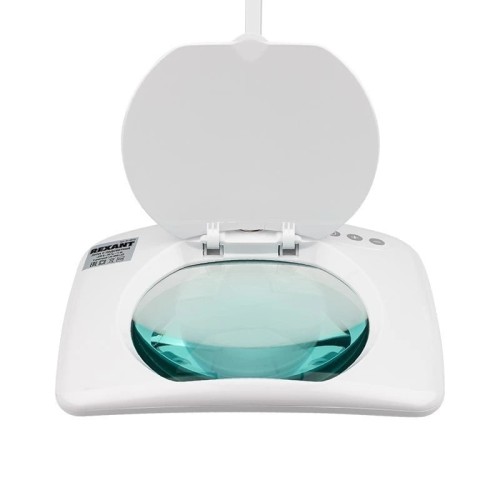 Лупа REXANT 31-0513 на струбцине квадратная 5D с подсветкой 60 SMD LED - изображение 5