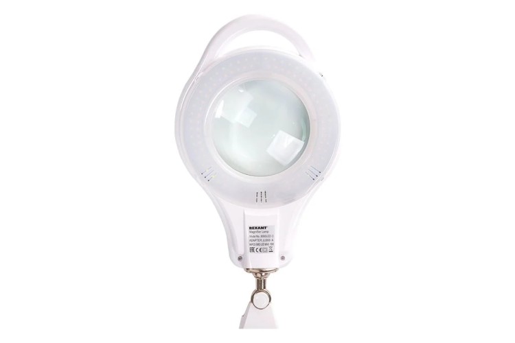 Лупа REXANT 31-0535 на струбцине круглая 5D с подсветкой 96 SMD LED - изображение 3