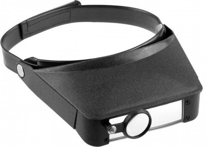 Лупа STAYER STANDARD с креплением на голову, изменяемое увеличение 40520-1