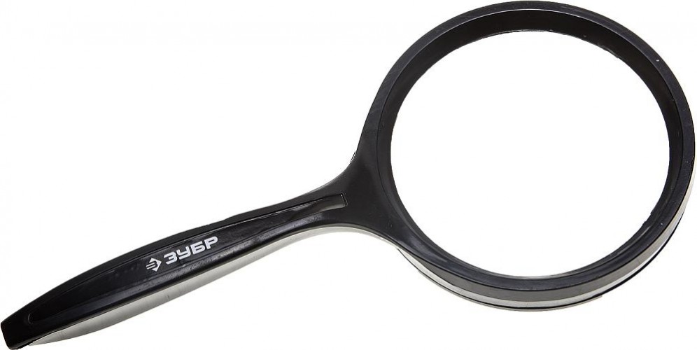 Лупа ЗУБР МАСТЕР для чтения, 3-/5-ти кратное увеличение,линза 75 мм 40540-75