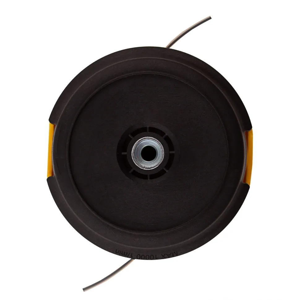 Катушка триммерная полуавтоматическая, легкая заправка лески, гайка M10x1.25, винт M10-M10, алюминие - изображение 2