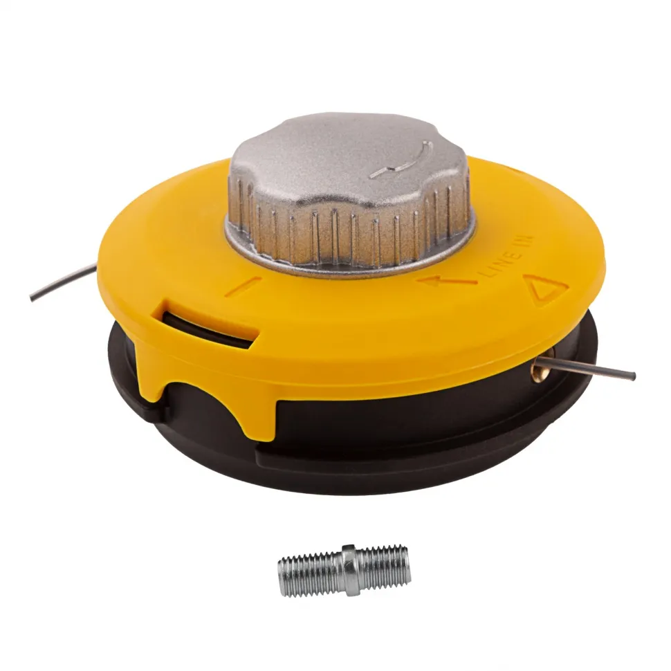 Катушка триммерная полуавтоматическая, легкая заправка лески, гайка M10x1.25, винт M10-M10, алюминие - изображение 4