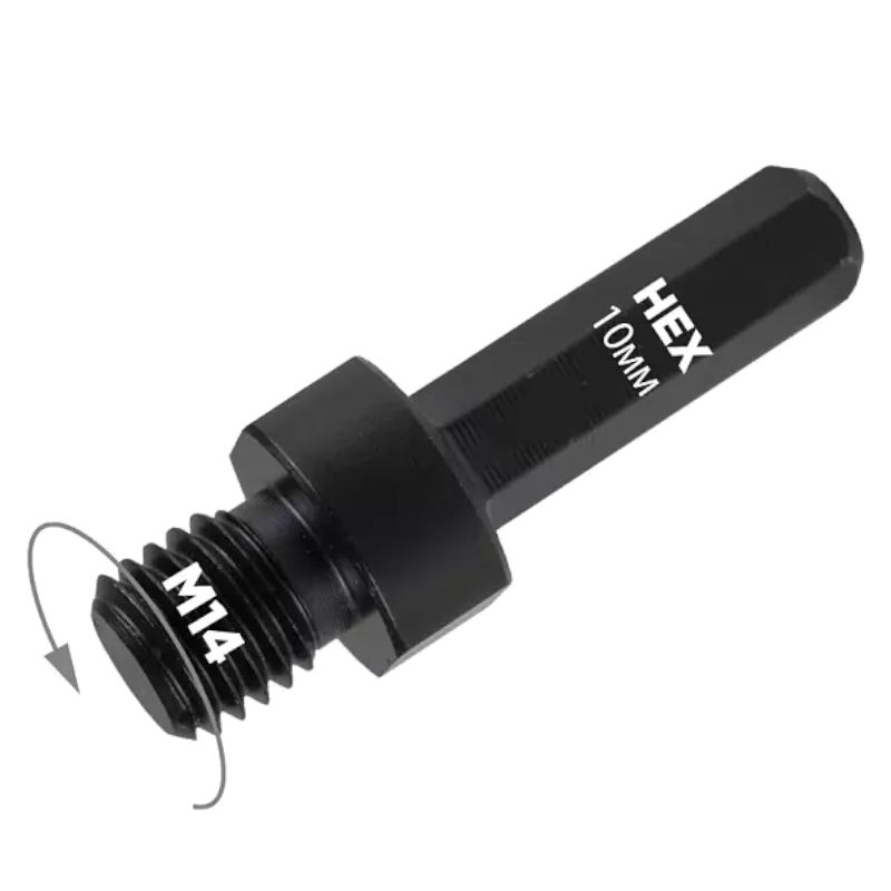 Переходник для сверла M14-HEX 10 мм (под дрель, шуроповерт) - изображение 2
