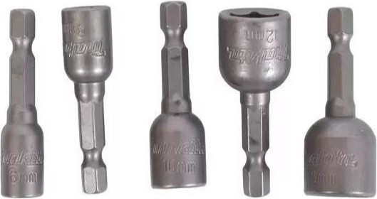 Магнитная насадка MAKITA B-39154 набор торцовых головок 5шт