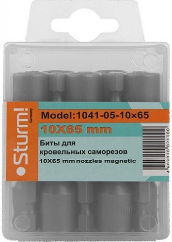 Магнитная насадка Sturm 1041-05-10x65 кровельная 10х65мм, 10шт. - изображение 3