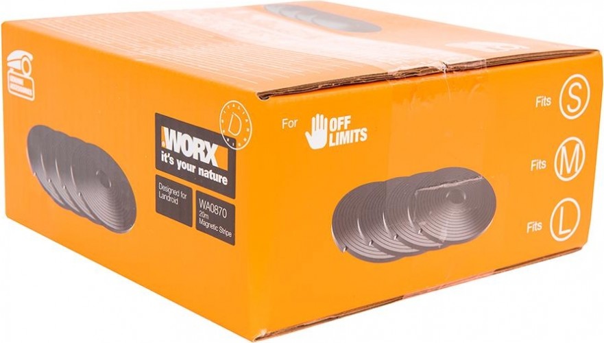 Магнитная ограничительная лента Worx WA0870 для газонокосилки-робот Landroid 20 м - изображение 2