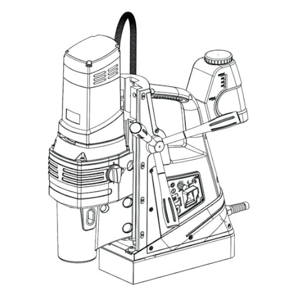 Корончатое сверло по металлу RODMIX TCT 40x40, universal 19