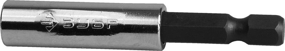 Магнитный держатель для бит ЗУБР МАСТЕР 60 мм 1/4" 26711-60