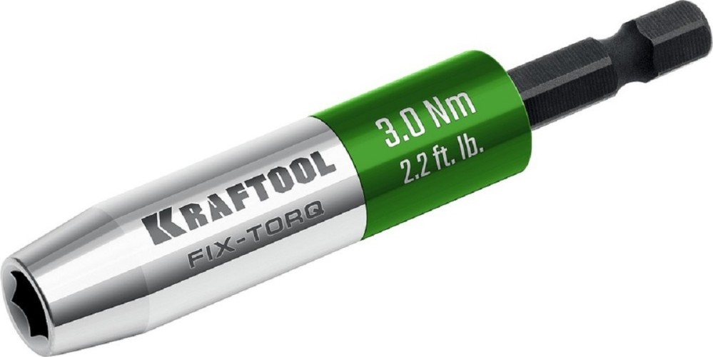 Магнитный держатель KRAFTOOL FIX-TORQ 3.0 для бит, динамометрический 64035-3.0
