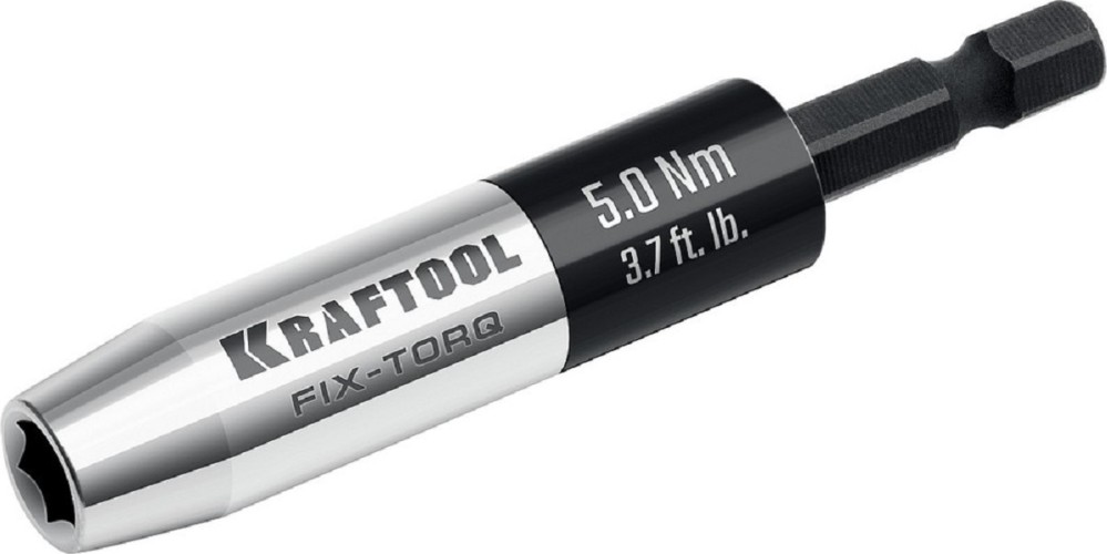 Магнитный держатель KRAFTOOL FIX-TORQ 5.0 для бит, динамометрический 64035-5.0