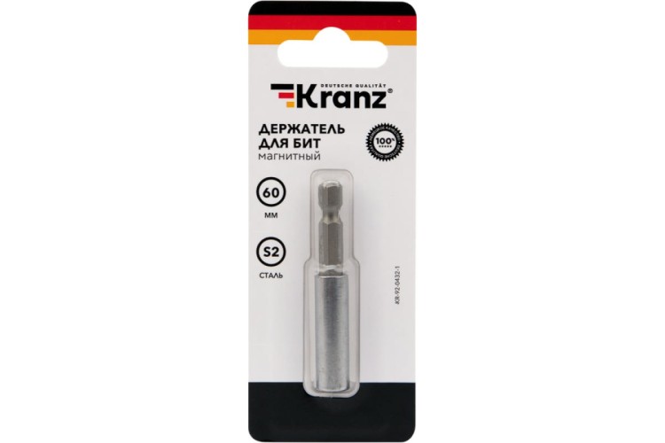 Магнитный держатель Kranz KR-92-0432-1 для бит 60 мм - изображение 2
