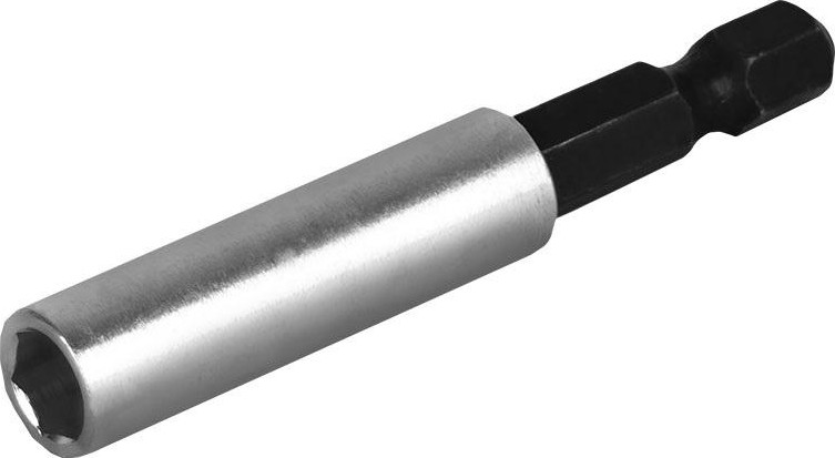 Магнитный держатель ПРАКТИКА 60мм для бит 1/4" составной (25шт) 036-773