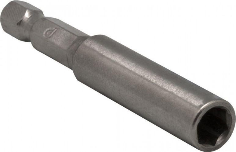 Магнитный держатель ПРАКТИКА  60мм для бит 1/4" цельнотянутый 036-605