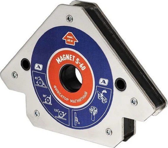 Магнитный угольник AURORA Magnet S-60 38410