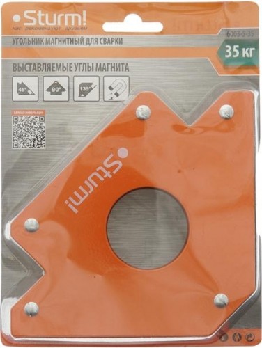 Магнитный угольник Sturm 6003-5-35 вес до 35 кг - изображение 3