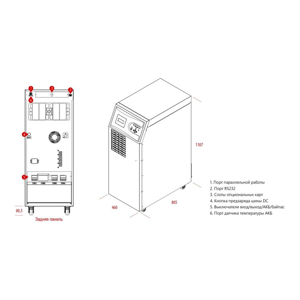 Источник бесперебойного питания Makelsan BX3340 - изображение 3