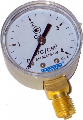 Манометр ацетиленовый   4,0МПа