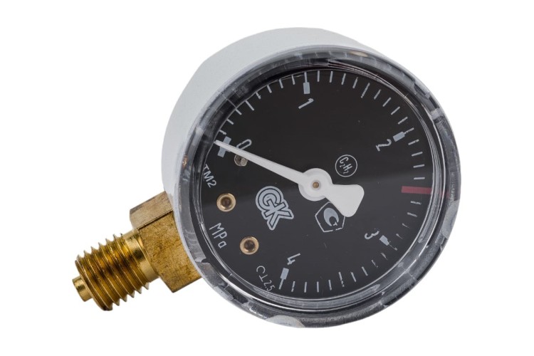 Манометр ацетиленовый KRASS ТМ-2 4,0 МПа, 50 мм, М12х1,5, ПОВЕРЕННЫЙ 2190102PV - изображение 2