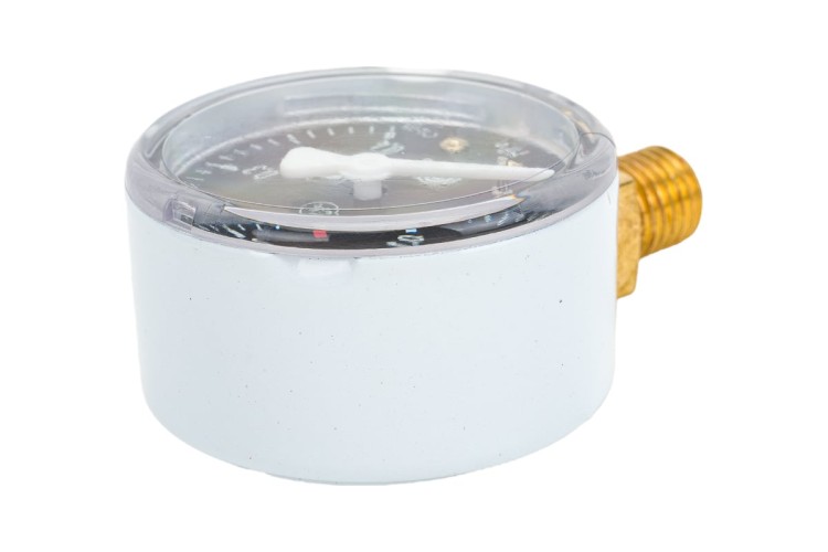 Манометр ацетиленовый KRASS ТМ-2 0,4 МПа, 50 мм, М12х1,5, ПОВЕРЕННЫЙ 2190101PV - изображение 4