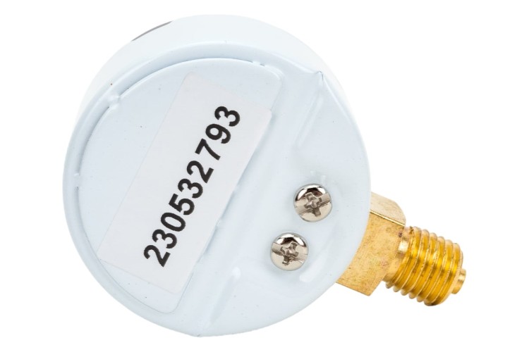 Манометр ацетиленовый KRASS ТМ-2 0,4 МПа, 50 мм, М12х1,5, ПОВЕРЕННЫЙ 2190101PV - изображение 3