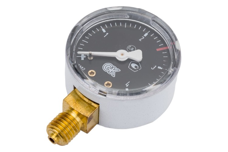 Манометр ацетиленовый KRASS ТМ-2 4,0 МПа, 50 мм, М12х1,5, ПОВЕРЕННЫЙ 2190102PV - изображение 3