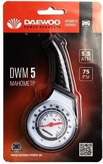 Манометр автомобильный DAEWOO DWM 5 аналоговый - изображение 2