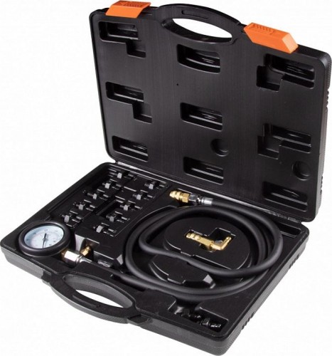 Манометр для измерения давления масла AFFIX 0-10 бар комплект адаптеров AF12020010C