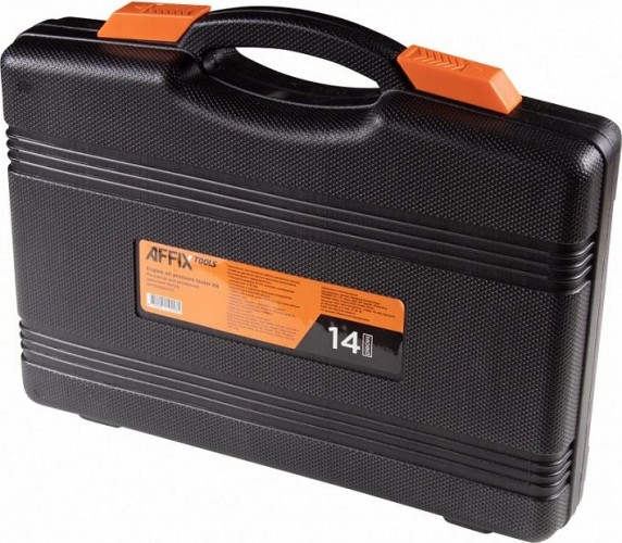 Манометр для измерения давления масла AFFIX 0-10 бар комплект адаптеров AF12020010C - изображение 3