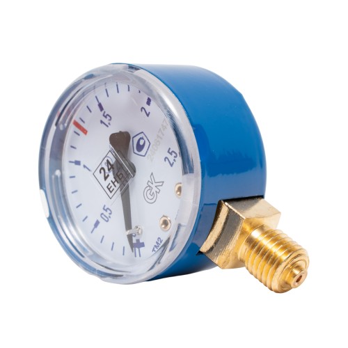 Манометр кислородный KRASS ТМ-2 2,5 МПа, 50 мм, М12х1,5, ПОВЕРЕННЫЙ 2190106PV - изображение 2