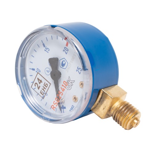 Манометр кислородный KRASS ТМ-2 25,0 МПа, 50 мм, М12х1,5, ПОВЕРЕННЫЙ 2190107PV - изображение 2