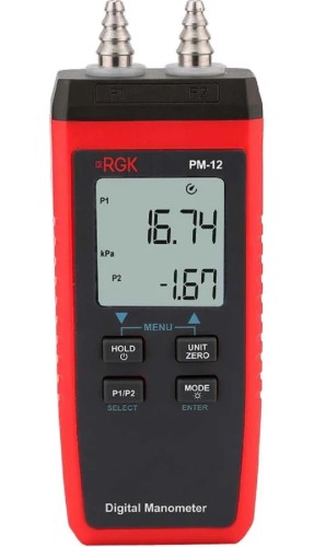 Манометр RGK PM-12 цифровой + ПОВЕРКА 721395