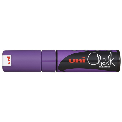 Маркер фиолетовый для оконных и стеклянных поверхностей Uni Chalk PWE-8K - изображение 1