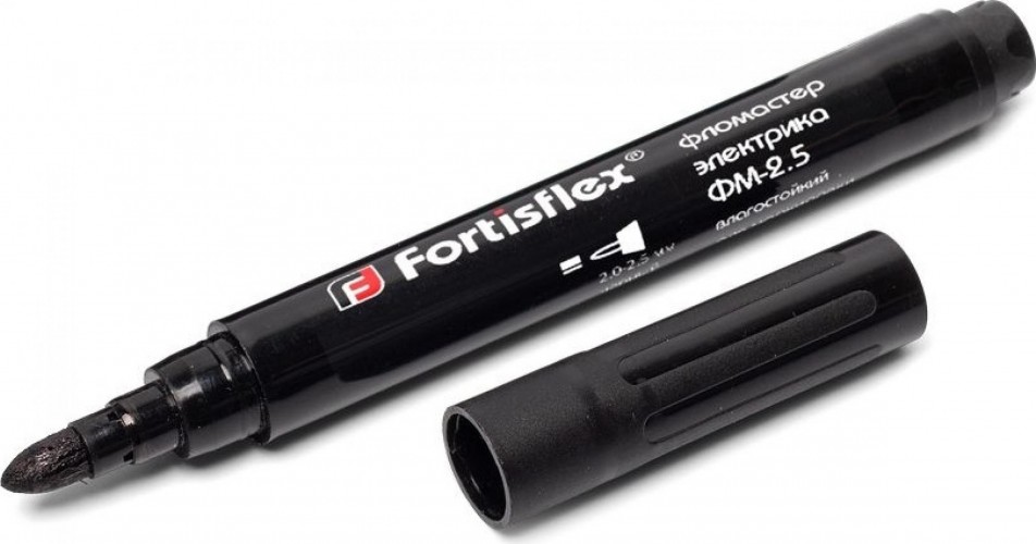 Маркер FORTISFLEX ФМ-2.5 фломастер электрика (черн.) 83404