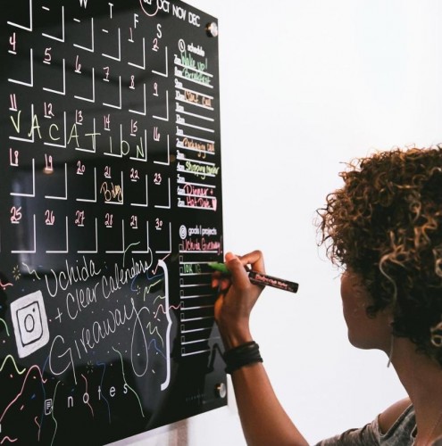 Маркер Marvy Uchida Bistro Chalk Marker цвет-неоново-розовый MAR480/2F - изображение 2