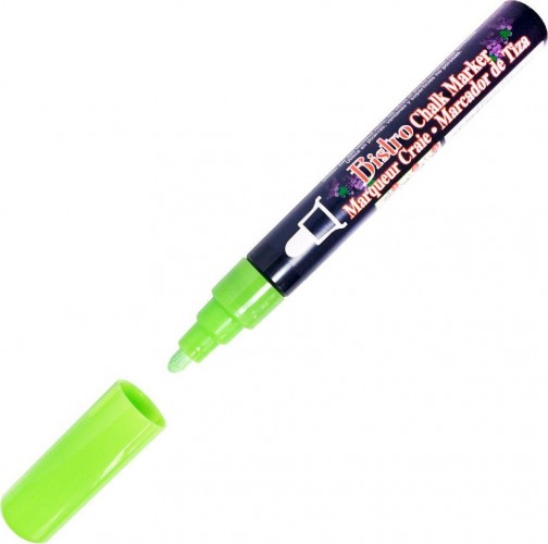 Маркер Marvy Uchida Bistro Chalk Marker цвет неоново-зеленый MAR480/4F