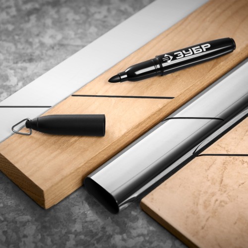 Маркер ЗУБР МП-8 перманентный 1-3 мм, заостренный, черный 80 шт 06331-2 - изображение 2