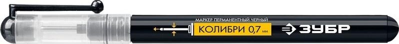 Маркер ЗУБР ПРОФЕССИОНАЛ колибри черный, 0.7-1 мм перманентный для отверсти 06328-2_z01 - изображение 2